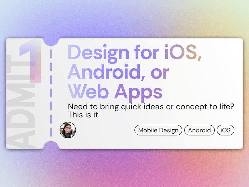 Cover image for Product Designer — Design an Android, iOS, or Web App