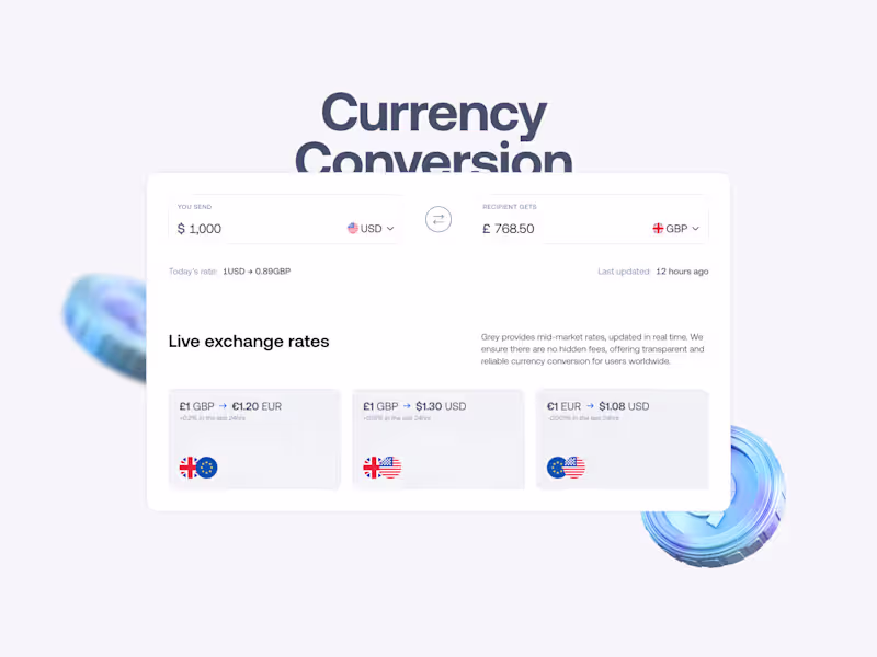 Cover image for From Figma to Webflow: Building Grey’s Currency Exchange Page
