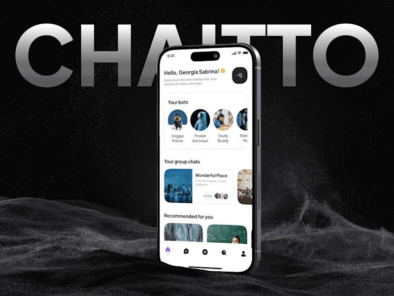 Cover image for Chaitto - AI Chatbot App UI Kit