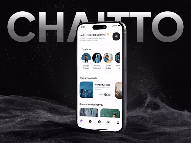 Cover image for Chaitto - AI Chatbot App UI Kit