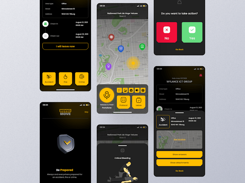 Cover image for Crash Move - Emergency App