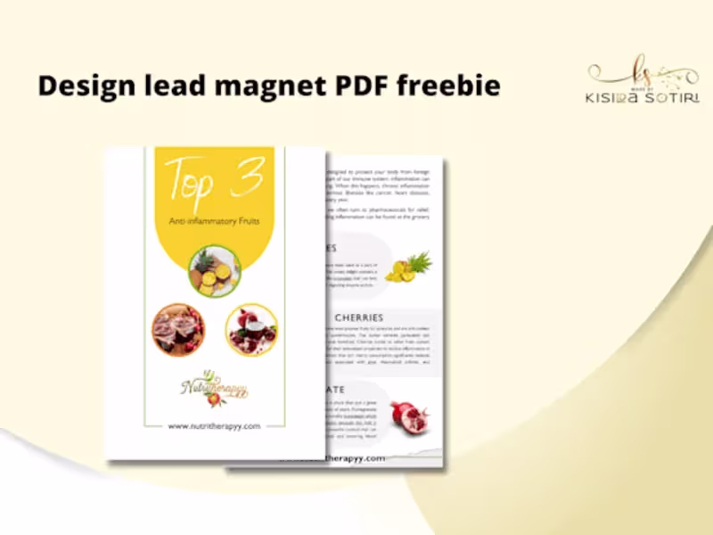 Cover image for Design Up to 2 Pages-*Delivered in PDF