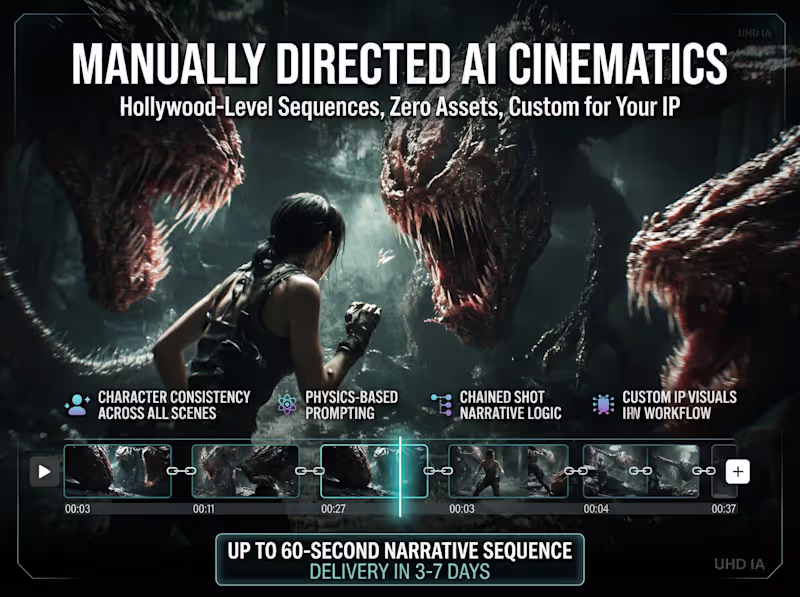 Cover image for AI Cinematic Film Sequence — Hollywood Style, Custom Built