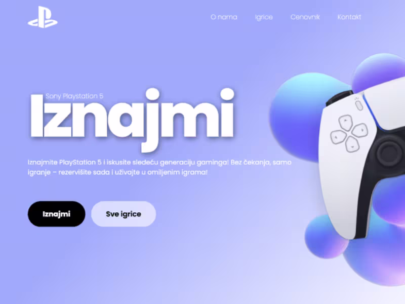 Cover image for Iznajmi PS5