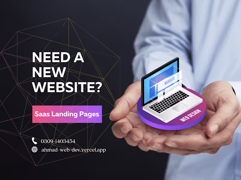 Cover image for Webflow SaaS Landing Page Design & Development