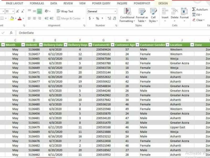 Cover image for Data Entry and Organization for Sales Report