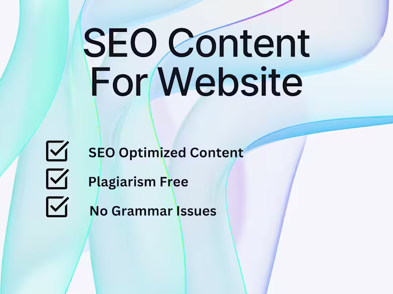 Cover image for SEO Content For Your Website