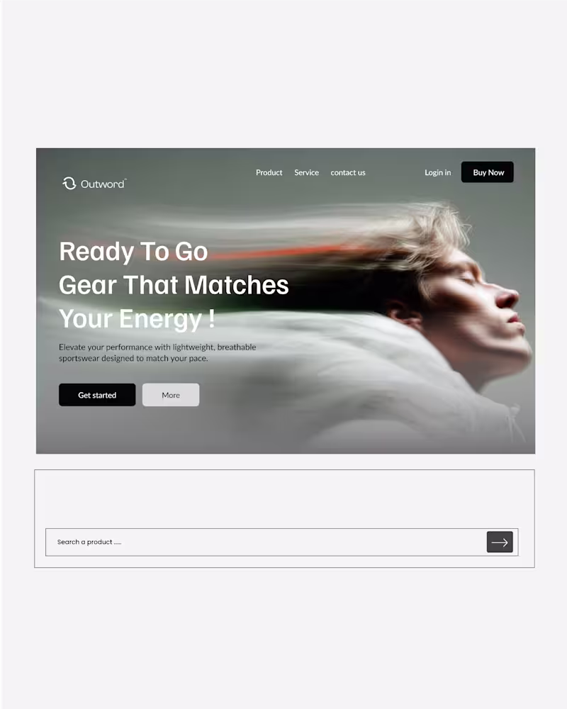 Cover image for Section Headar - part of landing page focus the energy produ...