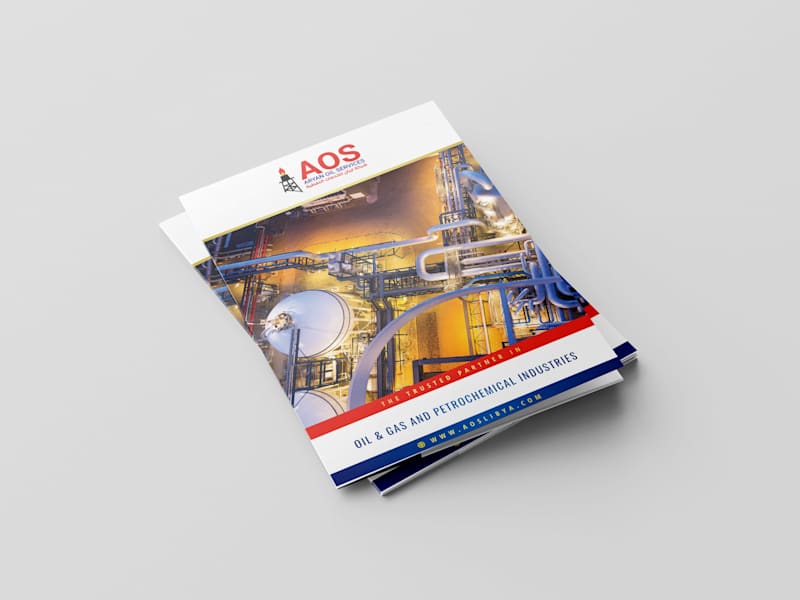 Cover image for Corporate Folder Design for Aryan Oil Services (AOS)