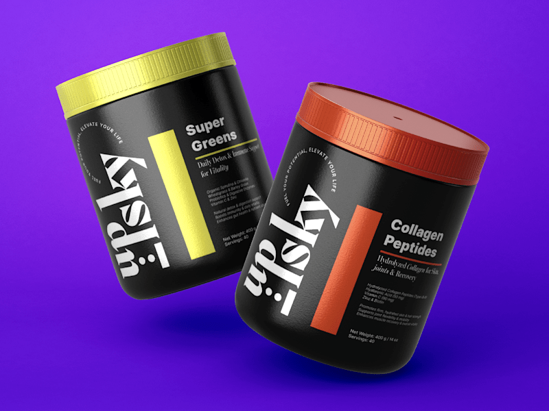 Cover image for UPSKY: Wellness | Logo, naming, branding & packaging design