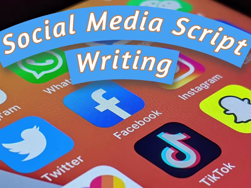 Cover image for YouTube Script Writing