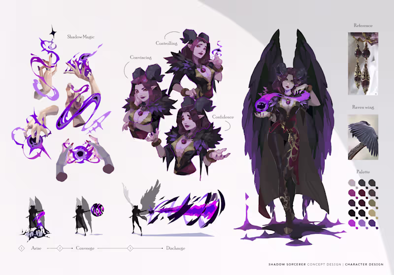 Cover image for Character design - Shadow Sorcerer