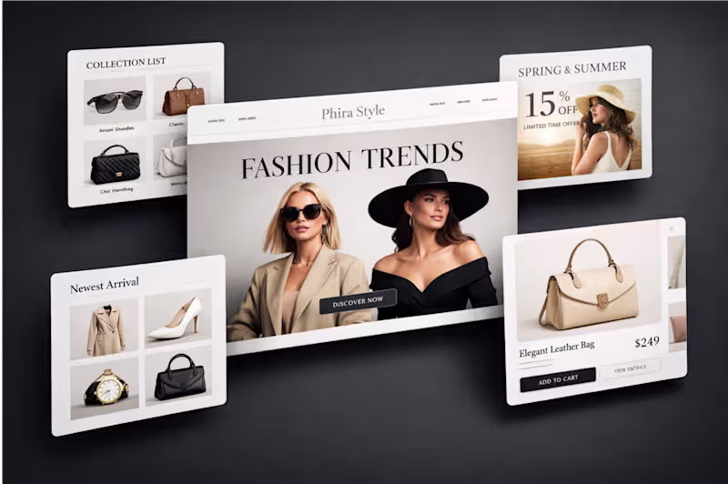 Cover image for A modern brand website I