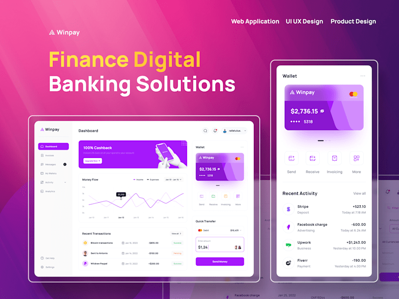 Cover image for Digital Banking Solutions - web app