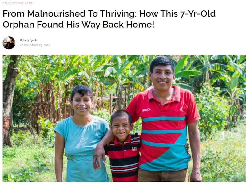 Cover image for From Malnourished To Thriving: How This 7-Yr-Old Orphan Found Hi