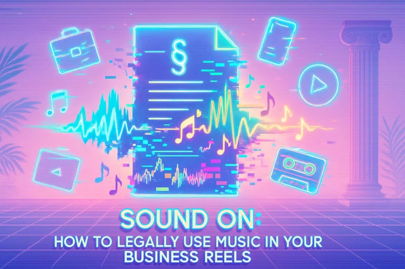 Cover image for Sound On: How to Legally Use Music in Your Business Reels