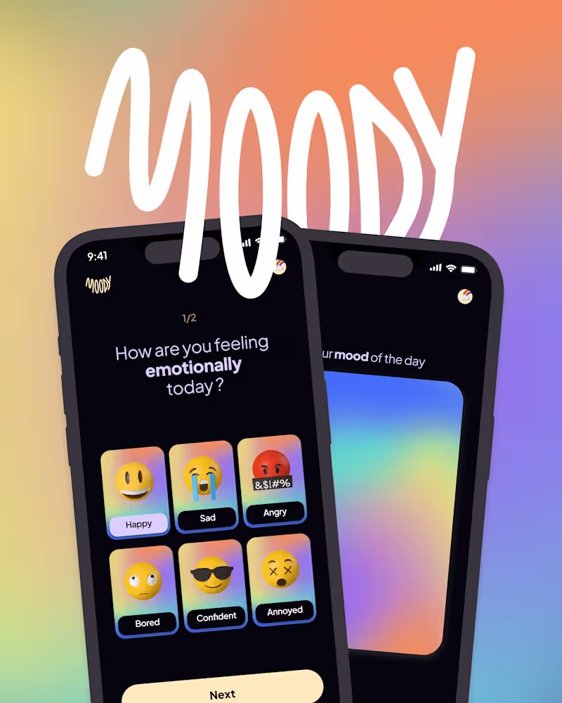 Cover image for Moody | Express emotions visually (React Native App)