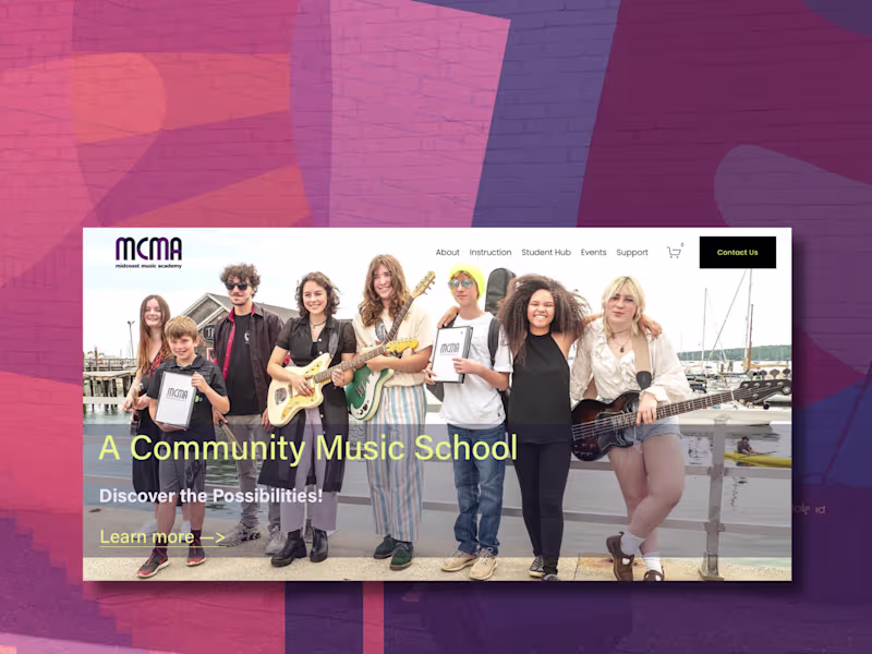 Cover image for Nonprofit Website Redesign to Improve User Flow & Retention