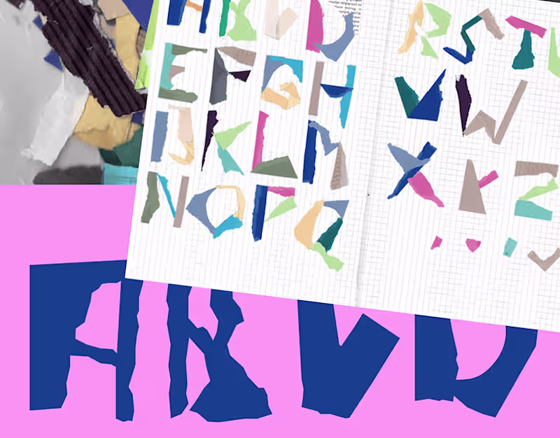 Cover image for experimental font | scrapped