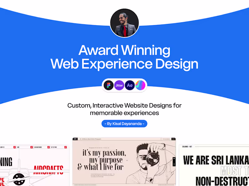 Cover image for Award Winning Web Experience Design