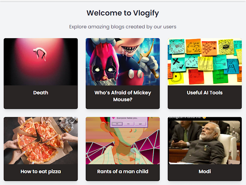 Cover image for Vlogify - Share Your Stories