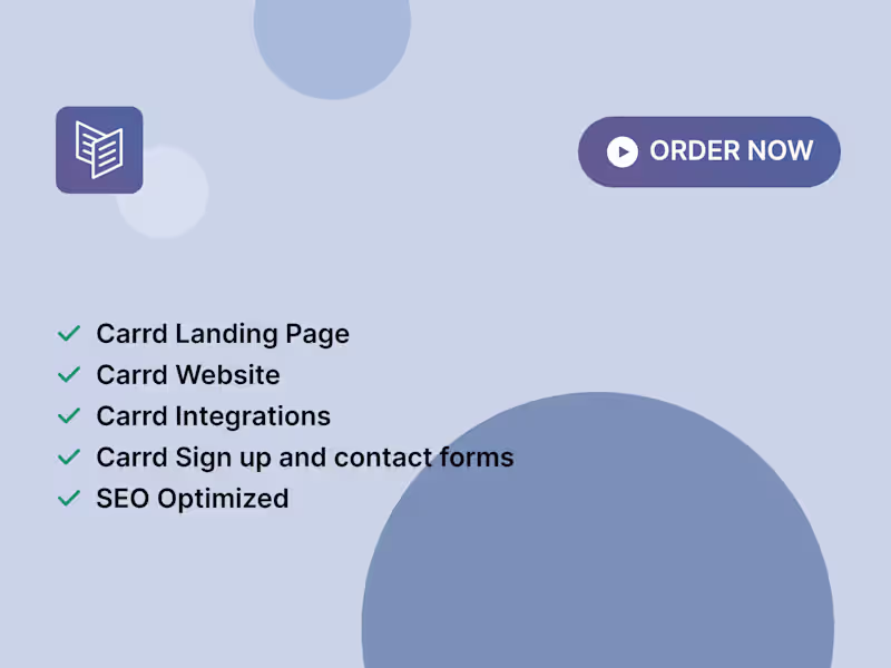 Cover image for Turn Clicks into Clients with a Fast, SEO-Friendly Carrd Site.