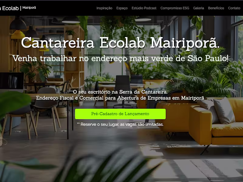 Cover image for Cantareira EcoLab Mairiporã