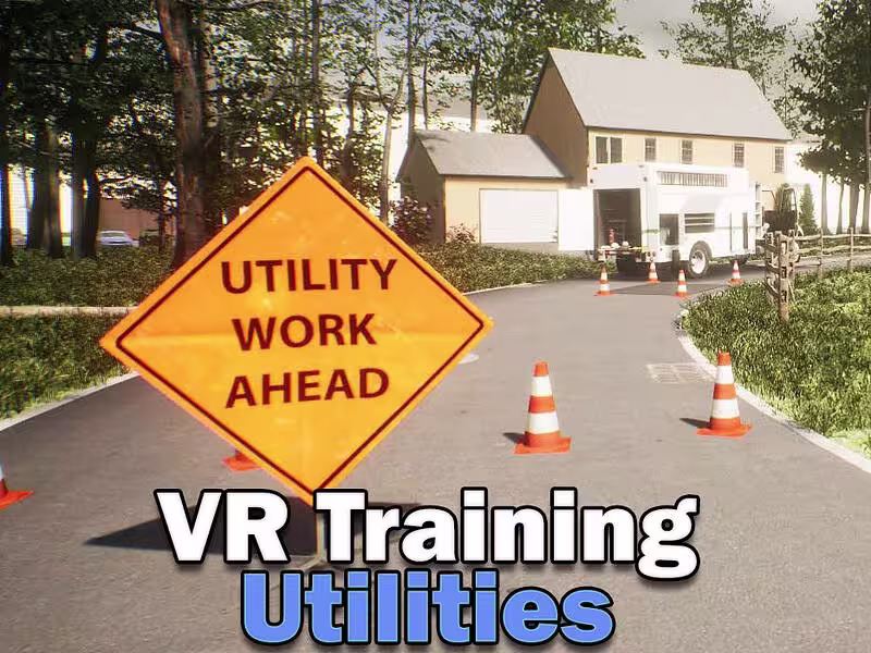 Cover image for VR Training Simulations for Utility Companies