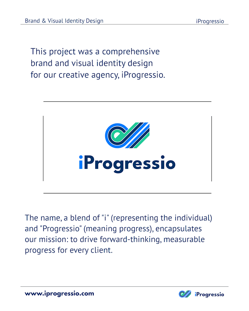 Cover image for iProgressio - Brand & Visual Identity Design