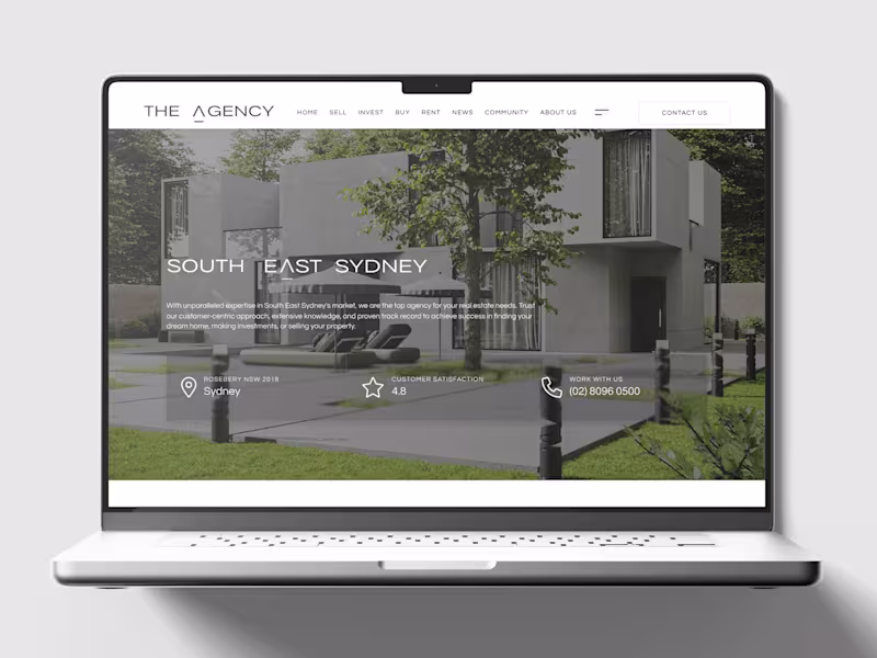 Cover image for Home Page - The Agency South East Sydney