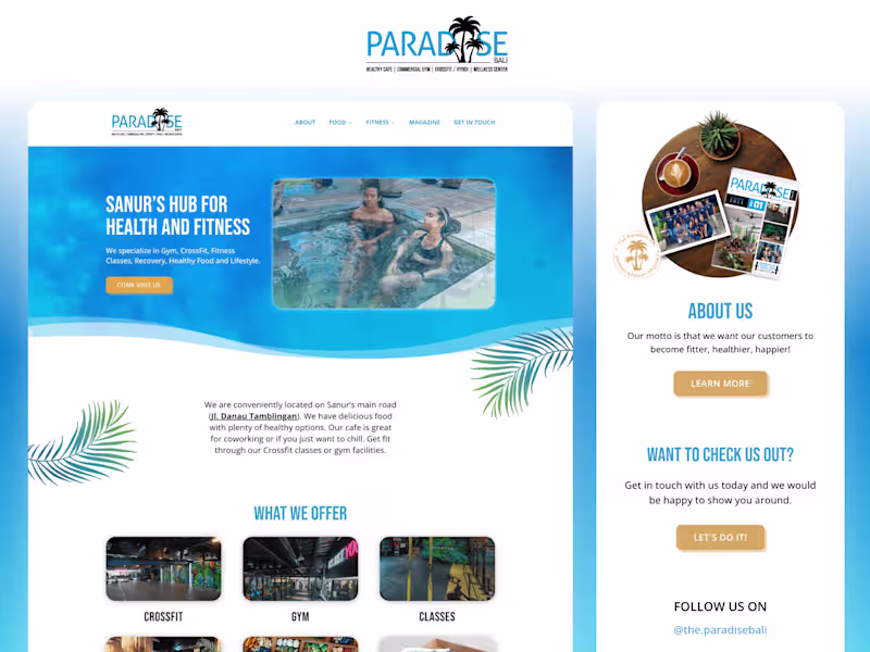 Cover image for The Paradise Bali