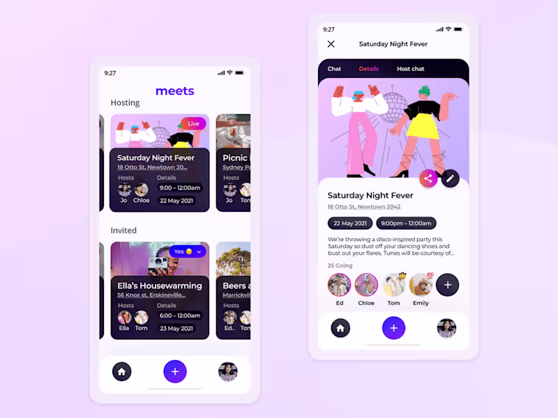 Cover image for Meets: An app for party throwers and goers