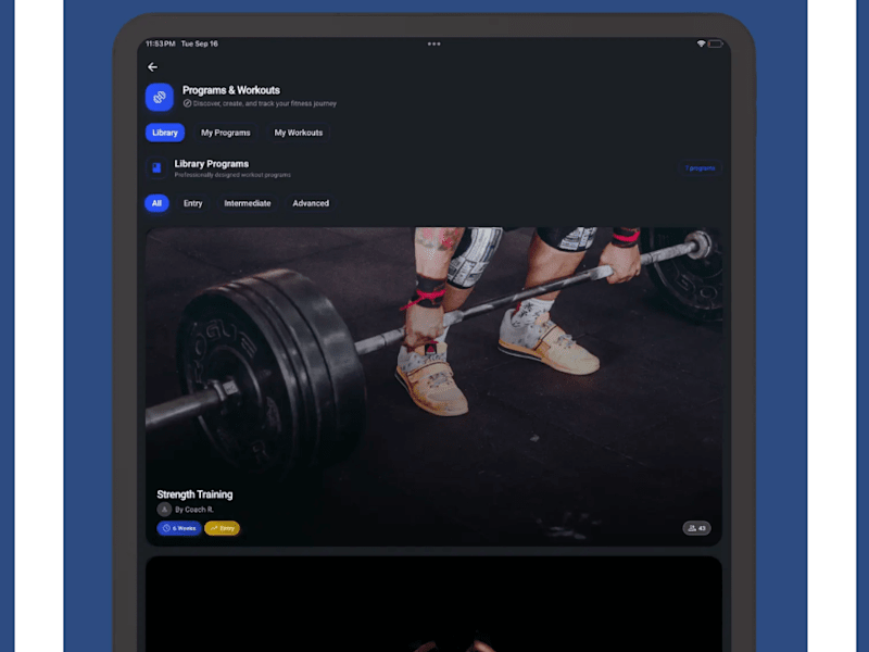 Cover image for Cross Platform Fitness App Development