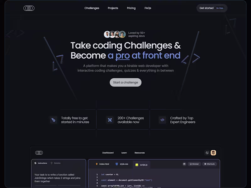 Cover image for Codetive App- Web design