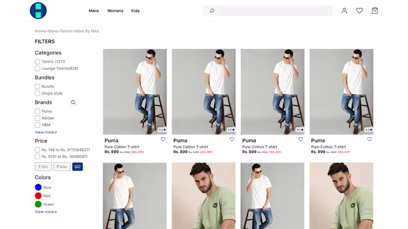 Cover image for Product list on Behance