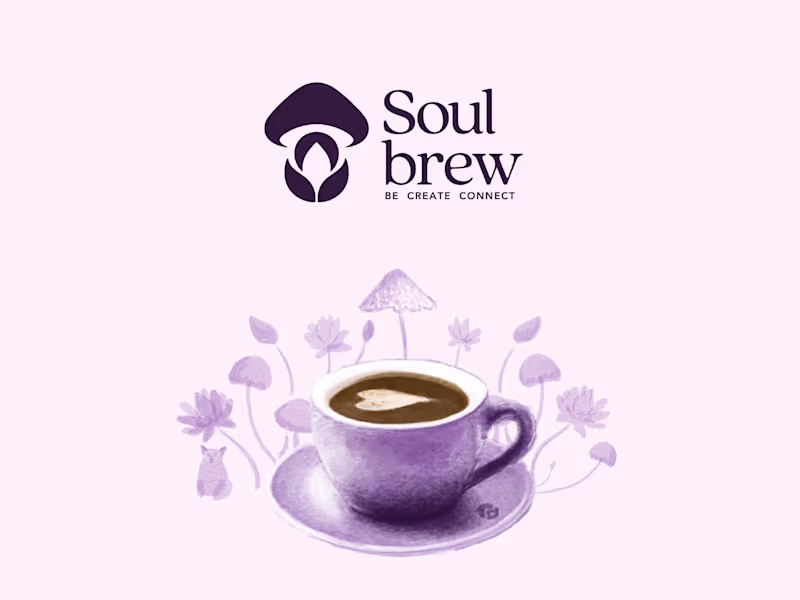 Cover image for Cafe Branding, Soul Brew.