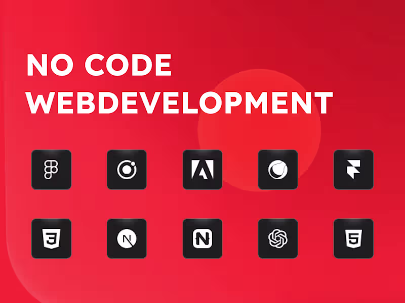 Cover image for No-code web development 