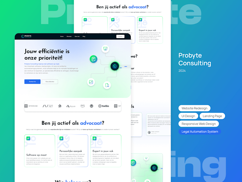 Cover image for Probyte Consulting - Web Redesign
