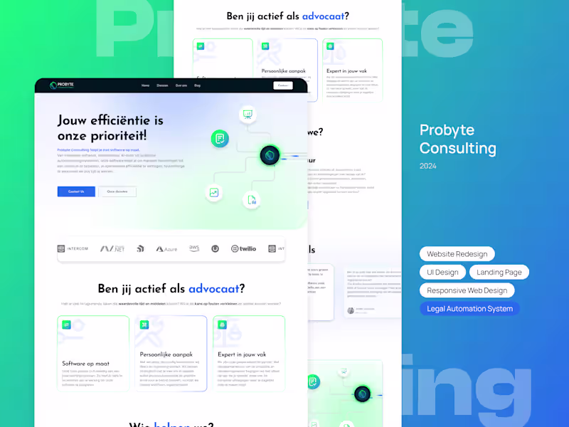 Cover image for Probyte Consulting - Web Redesign