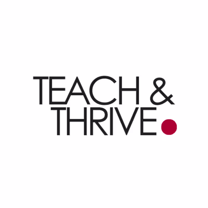 Cover image for Teach & Thrive Campaign Logo