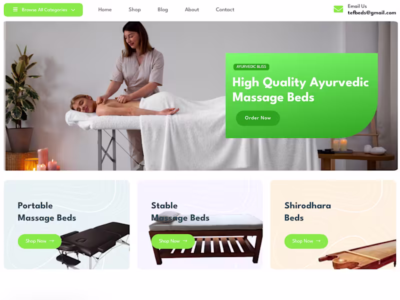 Cover image for TEF Beds -eCommerce Website Project