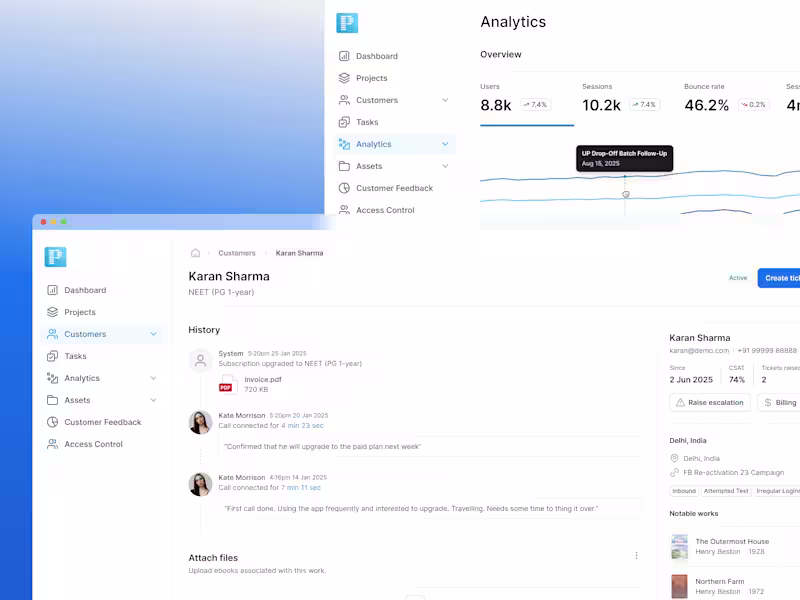 Cover image for PrepLadder | Internal tool for funded startup