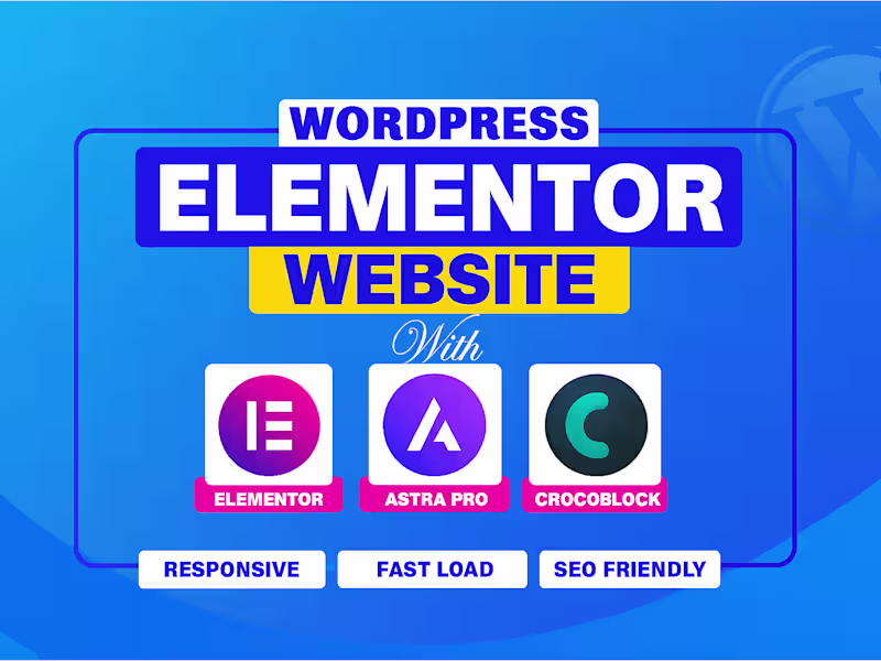 Cover image for WordPress Website Designer | Elementor | Landing Page Designer