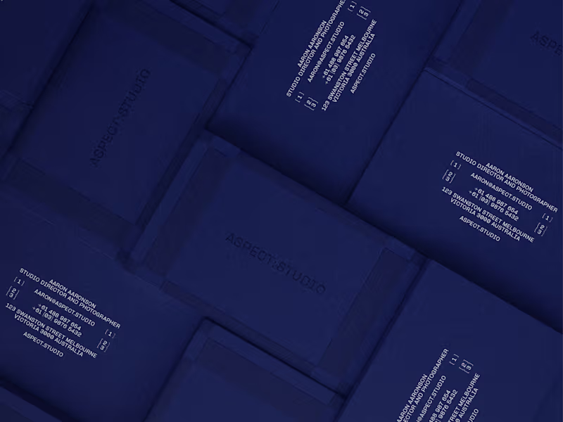 Cover image for Brand Identity Development for Aspect:Studio