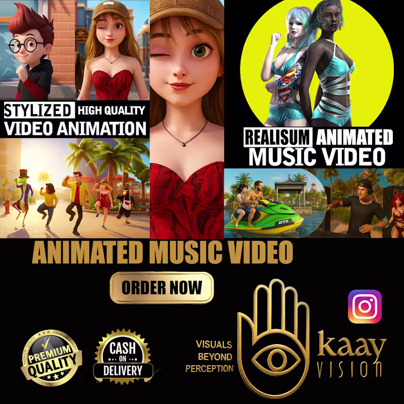 Cover image for Get your animated music video