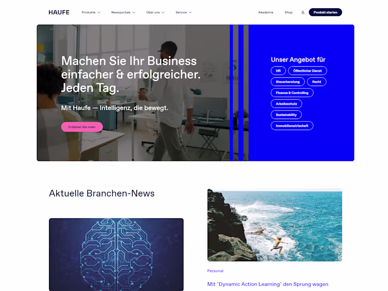 Cover image for Corporate Website for Business Software & Services