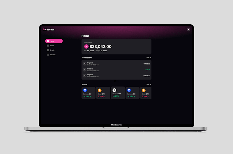 Cover image for Banking Platform - UX/UI