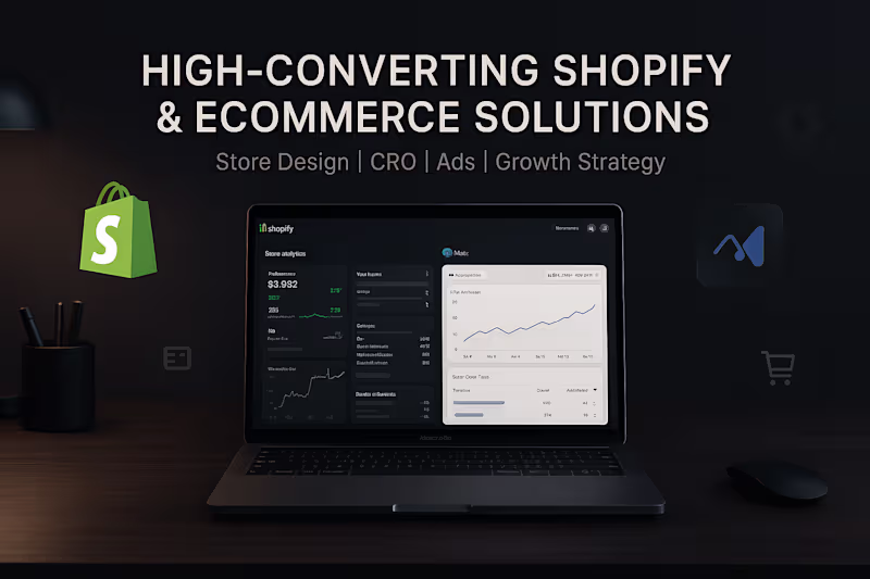 Cover image for Custom Shopify Store Development & Setup