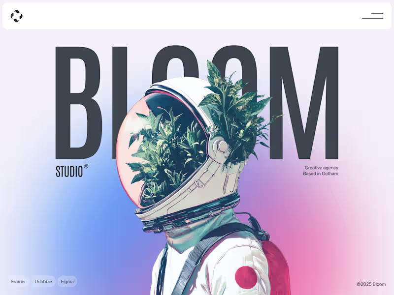 Cover image for Bloom - Creative Agency Website