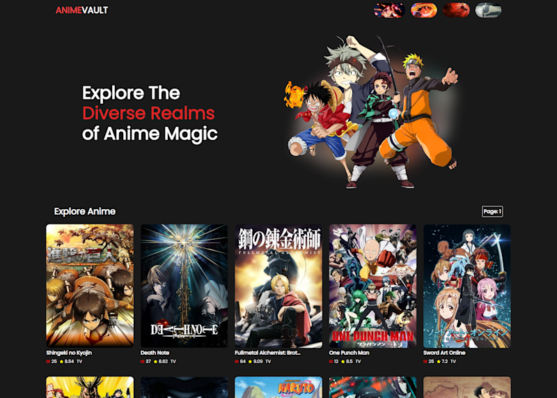 Cover image for Anime Vault
